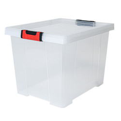 Boîte de rangement avec couvercle ClipStock - Eda - 30l - 38.8cm - 49.4cm