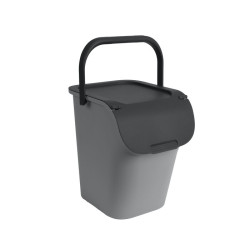 Poubelle de tri Trihome - Eda - Coloris gris anthracite - 40 L - 1Pc - 41.1cm - 42.8cm