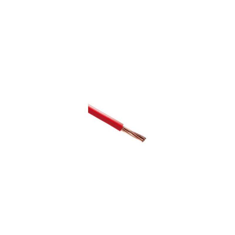 Fil électrique H07 V-R 1 x 10 mm² - L. 5 m