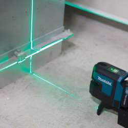 Laser vert lignes et 4...