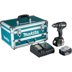 Perceuse visseuse - 18 V Li-Ion - 5 Ah - Ø 13 mm - BL1850B - Coffret alu + kit accessoires