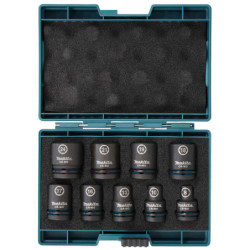 Coffret 9 Douilles 1/2'' IMPACT BLACK