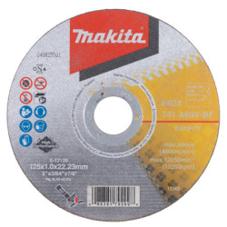 Disque a tronçonner métal et inox A60V 125 x 1 mm