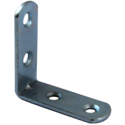 Equerre de chaise - 40mm - Matière : Acier - Finition : Zinguée