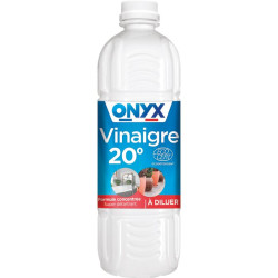 Vinaigre 20° - Onyx - 1l - Conditionnement : Bouteille - Consistance : Liquide