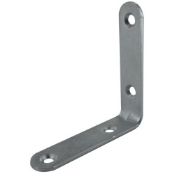 Equerre de chaise - 70mm - 14mm - Matière : Acier - Finition : Zinguée