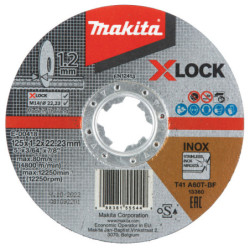 Disque à tronçonner métal et inox X-Lock pour meuleuses