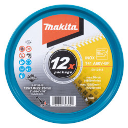 Lot 12 disques à tronçonner métal et inox