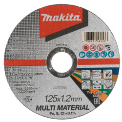 Disque à tronçonner mince multi-matériaux C46T