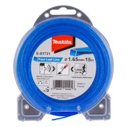 Fil nylon hélicoïdal bleu pour débroussailleuse à batterie (15 m)
