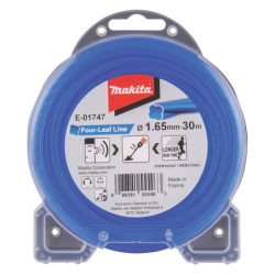 Fil nylon hélicoïdal bleu pour débroussailleuse à batterie (30 m)