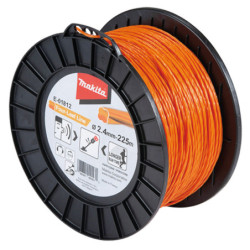 Fil nylon hélicoïdal orange pour débroussailleuse à batterie (225 m)