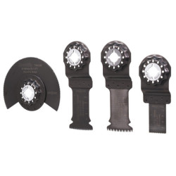 Ensemble 4 accessoires pour bois et métaux STARLOCK