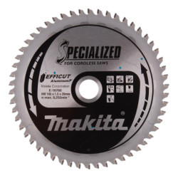 Lame Scie à Onglets EFFICUT T.C.T pour Aluminium 165 x 20 mm