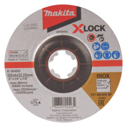 Disque à ébarber inox X-lock Ø 125 mm