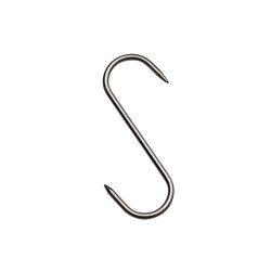 Crochet esse de boucher - 120mm - 5mm - 1Pc