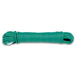 Corde à linge avec tendeur - Chapuis - Coloris vert - Longueur 20 m - Diamètre 2,7 mm - 2.7mm - 1Pc