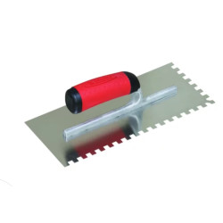 PLATOIR A COLLE INOX 28X12 MONTURE ALU DENTS 8X8MM