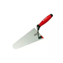 TRUELLE LISSEUSE INOX BOUT ROND 22CM MANCHE BI-MATIERE