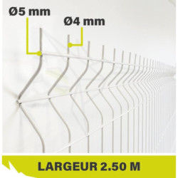 PANNEAUX RIGIDES : Lg 2m50...