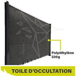 ROULEAU BRISE-VUE 220 G/M²...