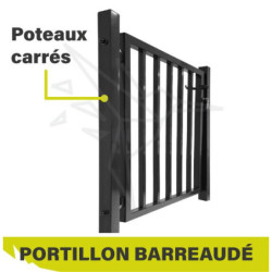 PORTILLONS POTEAUX CARRÉS...
