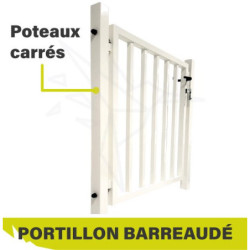 PORTILLONS POTEAUX CARRÉS...