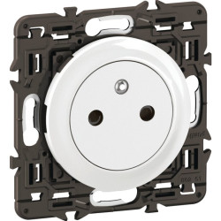 Prise de courant avec terre Celiane - Legrand - Coloris blanc  - Tension : 250 V