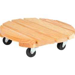 Support pot bois Roul'bac - Diamètre 40 cm