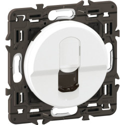 Prise RJ45 téléphone et informatique Celiane - Legrand - Coloris blanc