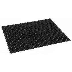 Tapis d'évier - Eda - Coloris noir - 41cm - 31cm - 0.5cm