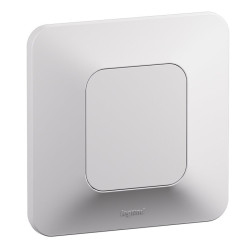 Obturateur ou plaque obturatrice  Neptune - Legrand - Coloris blanc  - Nombre de modules : 1 module - 87mm