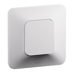 Poussoir Neptune - Legrand - 6 A - Coloris blanc - Nombre de modules : 1 module - 87mm