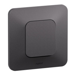 Poussoir Neptune - Legrand - 6 A - Coloris noir  - Nombre de modules : 1 module - 87cm