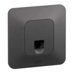 Prise RJ45 Neptune - Legrand - Coloris noir  - Nombre de modules : 2 modules