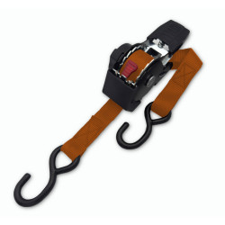 Sangle rétractable - Chapuis - Coloris orange - Longueur 3,10 m  - 3.1m - 25mm