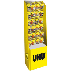 Box rubans adhésifs d'emballage Rollafix transparent + Rollafix brun - UHU - 80 produits