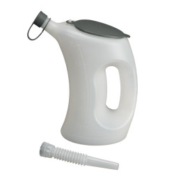 Broc verseur avec couvercle - Pressol - 3l - 335mm - Couleur : Blanc, Gris, Incolore/transparent