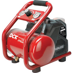 Compresseur d'air sans fil - DCK - 20 V - 9 bar - 6 L - Sans batterie - 500W - 11.8kg