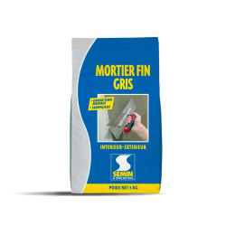 Mortier fin gris