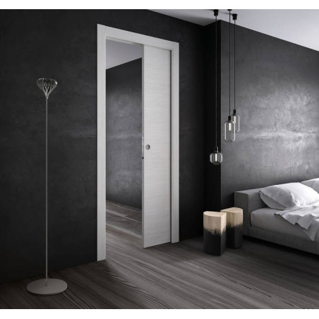 Châssis Doortech simple cloison finie 100mm vide interne 54mm