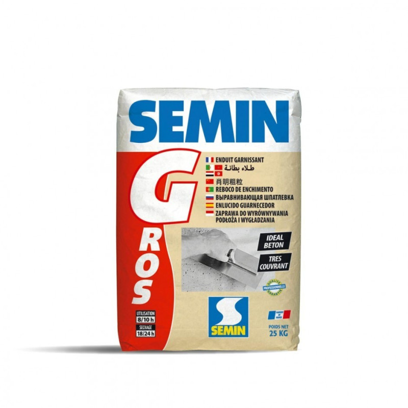 Semin gros enduit dégrossissage