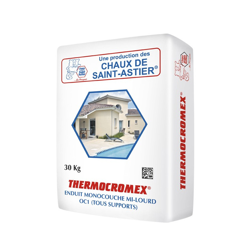 Enduit thermocromex - 30 Kg - 14 teintes standard