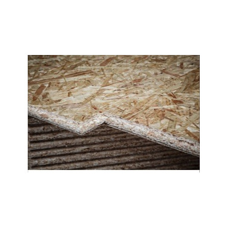 Dalle Kronoply OSB3 milieu humide 4 rainures et languettes 250x67,5cm