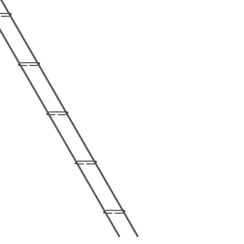 Chaînage plat CH70 3 x 10 cm, 2 tors de 10 mm Lg 6 ml